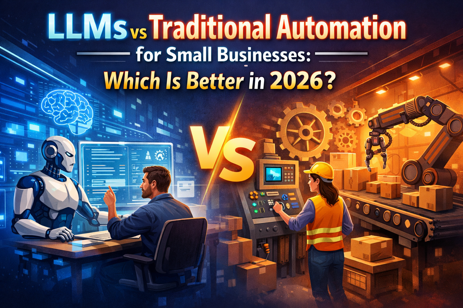 Traditional Automation Examples LLMs vs Traditional Automation for Small Businesses: Which Is Better in ...