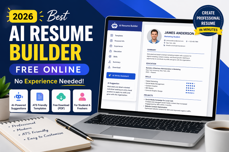 best AI resume builder free online in 2026