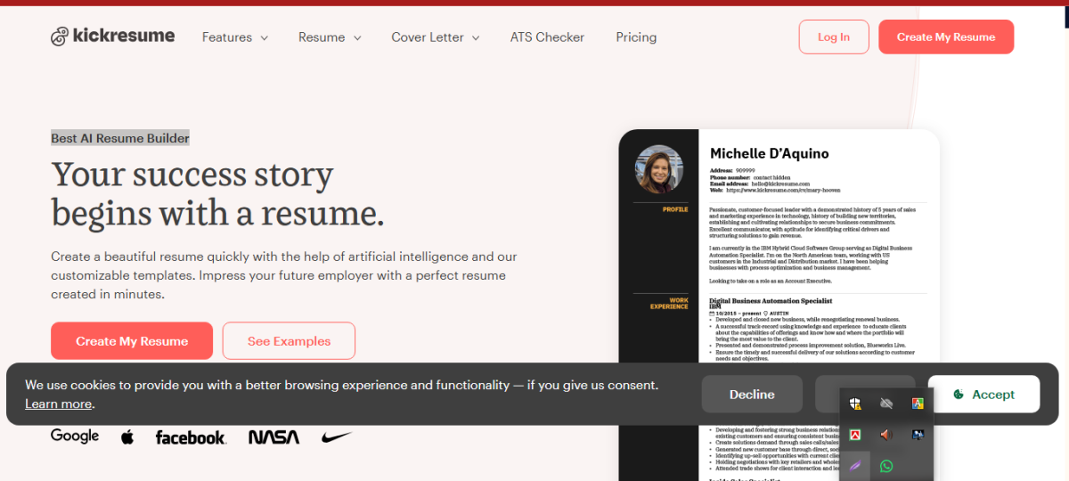 kickresume.com/