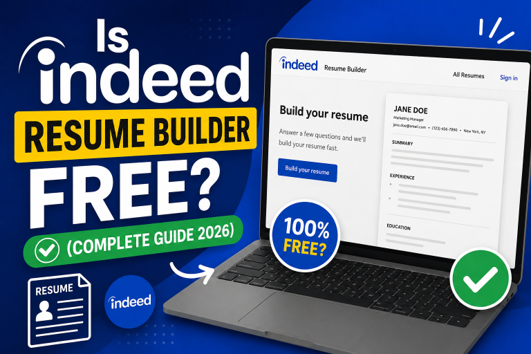 Is Indeed Resume Builder Free