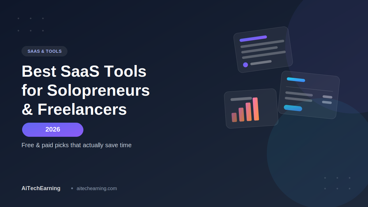 SaaS Tools for Solopreneurs & Freelancers